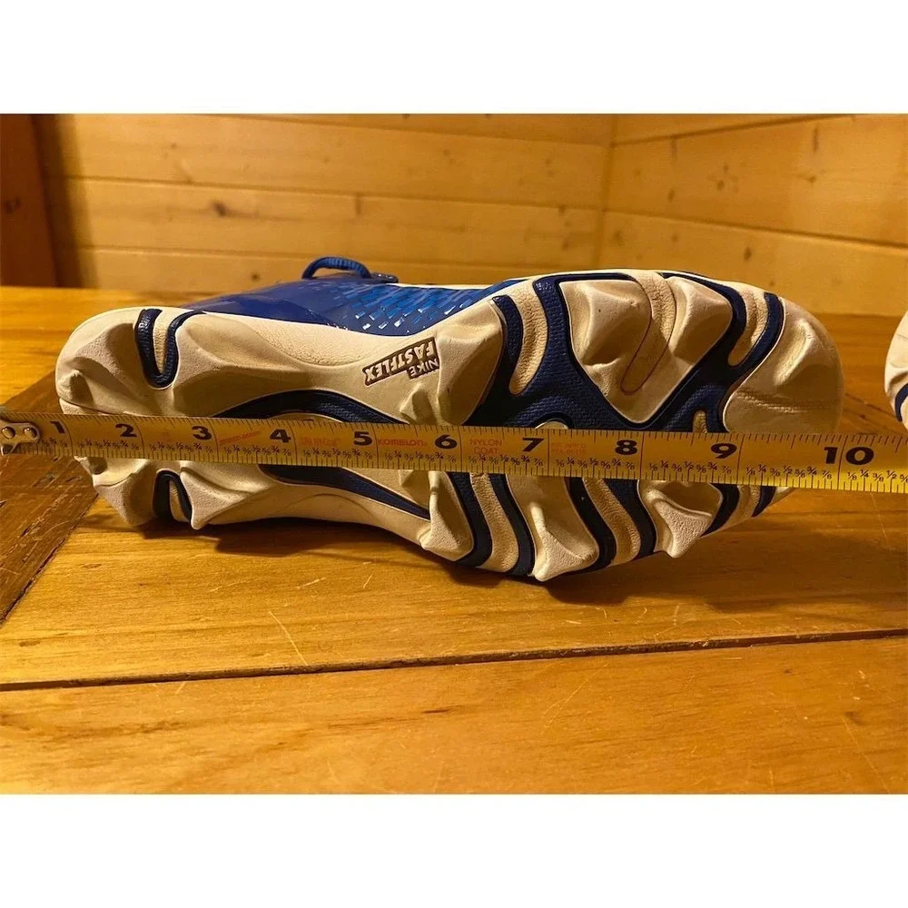 Nike Youth Alpha Menace 2 Shark Football Cleats Blue Unisex‎ Kids 5.5Y Blue GC